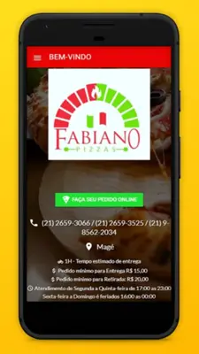 Fabiano Pizzas android App screenshot 2